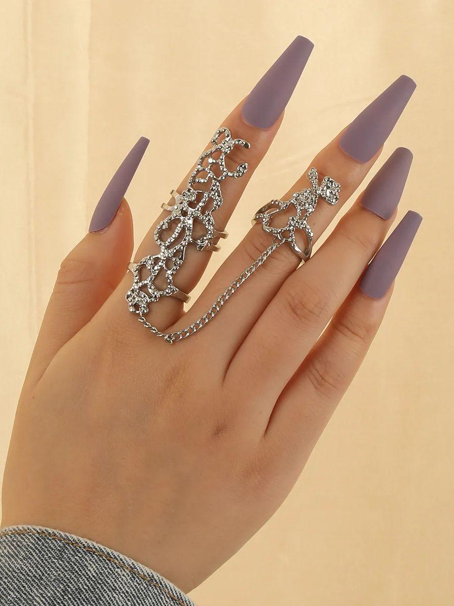 

1PC Women s Fashion Design Zircon Ring Zircon Accessories Suitable for Date, Party, Festival Gifts-1488