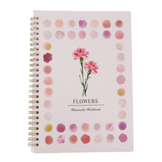 

Watercolor Painting Book Step-by-Step Guide Color Mixing Blending Illustrations Animals Flowers Baking Coloring Book