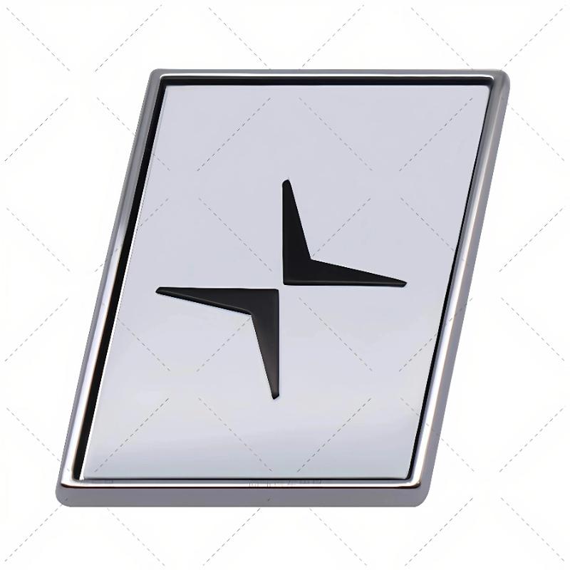 AALK1 3D Metal Chrome R-Type AWD Badge Swedish Flag Moose Emblem Sticker for Volvo V40 XC60 XC90 C30 V60 - Auto Trunk/Fender Exterior