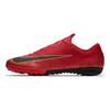 Nike Mercurial Vapor 12 Academy CR7 Round Toe Lace-Up TF (Rubber Studs) Shock Absorbing Durable Soccer Shoes Men Soccer Shoes Red Black AJ3732-601