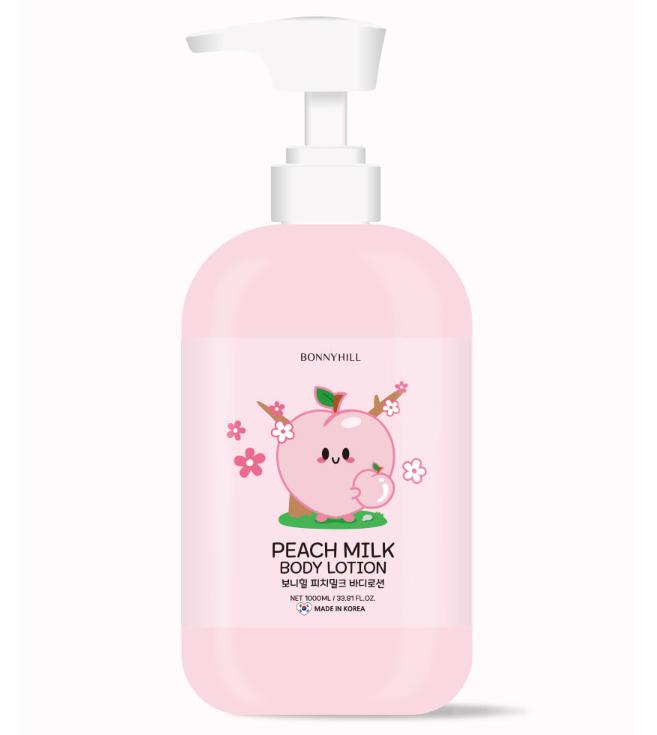 BONNYHILL Peach Milk Body Care 1000ml – Body Wash / Body Lotion