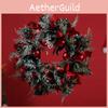 40cm Festive Christmas Decor With Thick 40cm Artificial Wreath