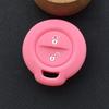 Silicone car Key Fob Cover  case set For Mitsubishi Colt Warior Carisma Spacestar 2 button Remote Key Case