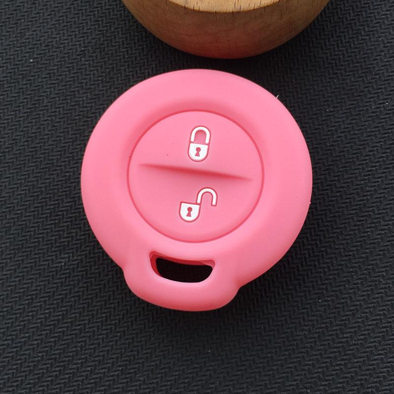 Silicone car Key Fob Cover case set For Mitsubishi Colt Warior Carisma Spacestar 2 button Remote Key Case