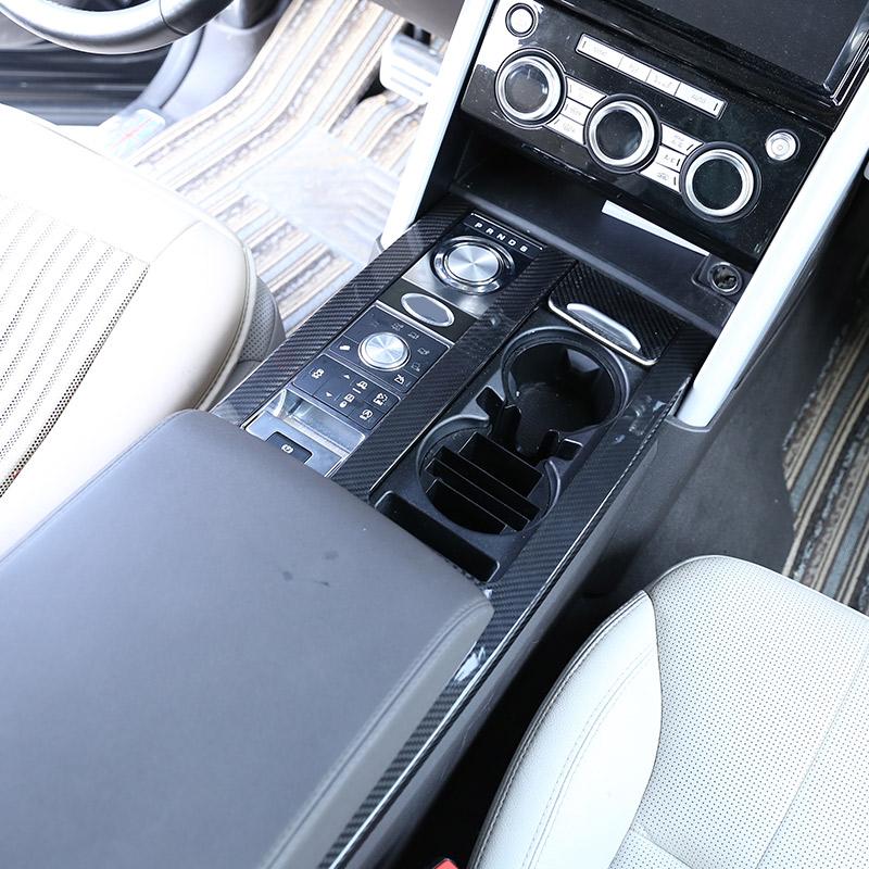 For Land Rover Discovery 5 LR5 2017-2021 Real Carbon Fiber Interior Modification Car Decoration Panel Stickers Car Accessories