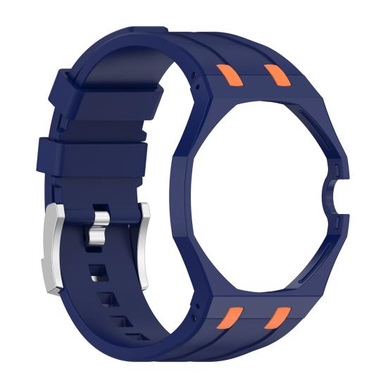 Silicone Watch Bands, Quick Release Watch Strap with Stainless Steel Buckle, Waterproof Smart Watch Strap for Men Women
