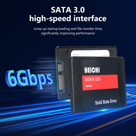 SATA III 6Gb/s 2.5-Inch SSD Shock-proof Speed Up To 545MB/s Read 530MB/s Write 1/2/4TB Internal Solid State Drive for PC Desktop Laptop