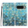 3D Pattern PU Leather Phone Wallet Case for Google Pixel 6,6a,6 Pro,Pixel 7,7a,7 Pro,Pixel 8,8a,8 Pro,Pixel 9,9a,9 Pro,9 Pro XL