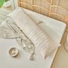new quilted chemical fiber washed cotton long pillow football grid integrated pillow household double single couple pillow