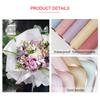 20 Blatt Wasserdichtes Florales Geschenkpapierblätter Frischblumenstrauß Geschenkverpackung