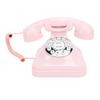 Retro Telefon Obrotowy z Tarczą Czysty Głos Przechowywanie Numerów Vintage Telefon Stacjonarny Staromodny Telefon Przewodowy do Domu Kawiarni