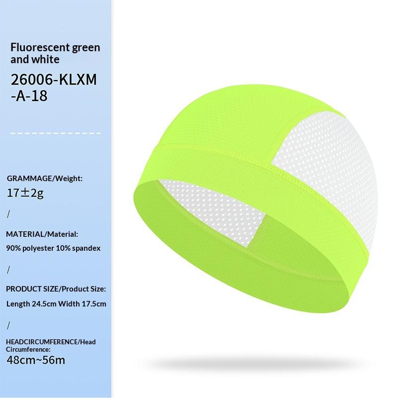 Breathable Elastic Cycling Cap 1PC Quick Dry UV Protection Bike Hat for Summer Riding