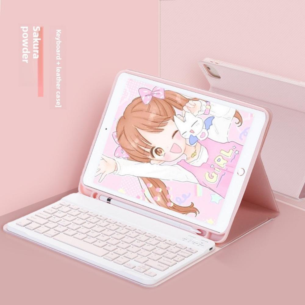 Bluetooth Keyboard Cover Set for iPad Pro 11 2021 with Apple Pencil Slot 10.5 12.9 Protective Case