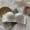 3/4 Cup Strapless Bra Women's Invisible Push-up Bra Anti-sagging No Steel Ring Underwear Beautiful Back Lingerie