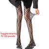 Gemusterte Strumpfhosen Netzstrumpfhosen mit Rautenmuster Leggings mit kleinem Lochmuster Netz-Pantyhose Party Clubwear