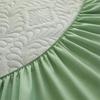 Quilted Waterproof Mattress Protector Elastic Fitted Sheet Embossed Bed Protection Pad for Bedroom Hotel Thickened Bed Cover