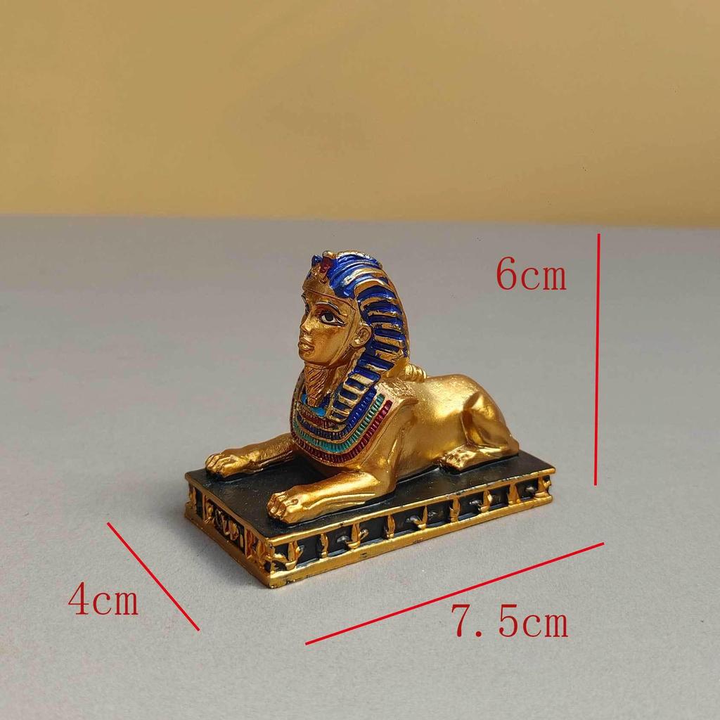 Cross-Border Egyptian Mummy Pyramid Figurine - Pharaoh Coffin Souvenir Craft Ornament