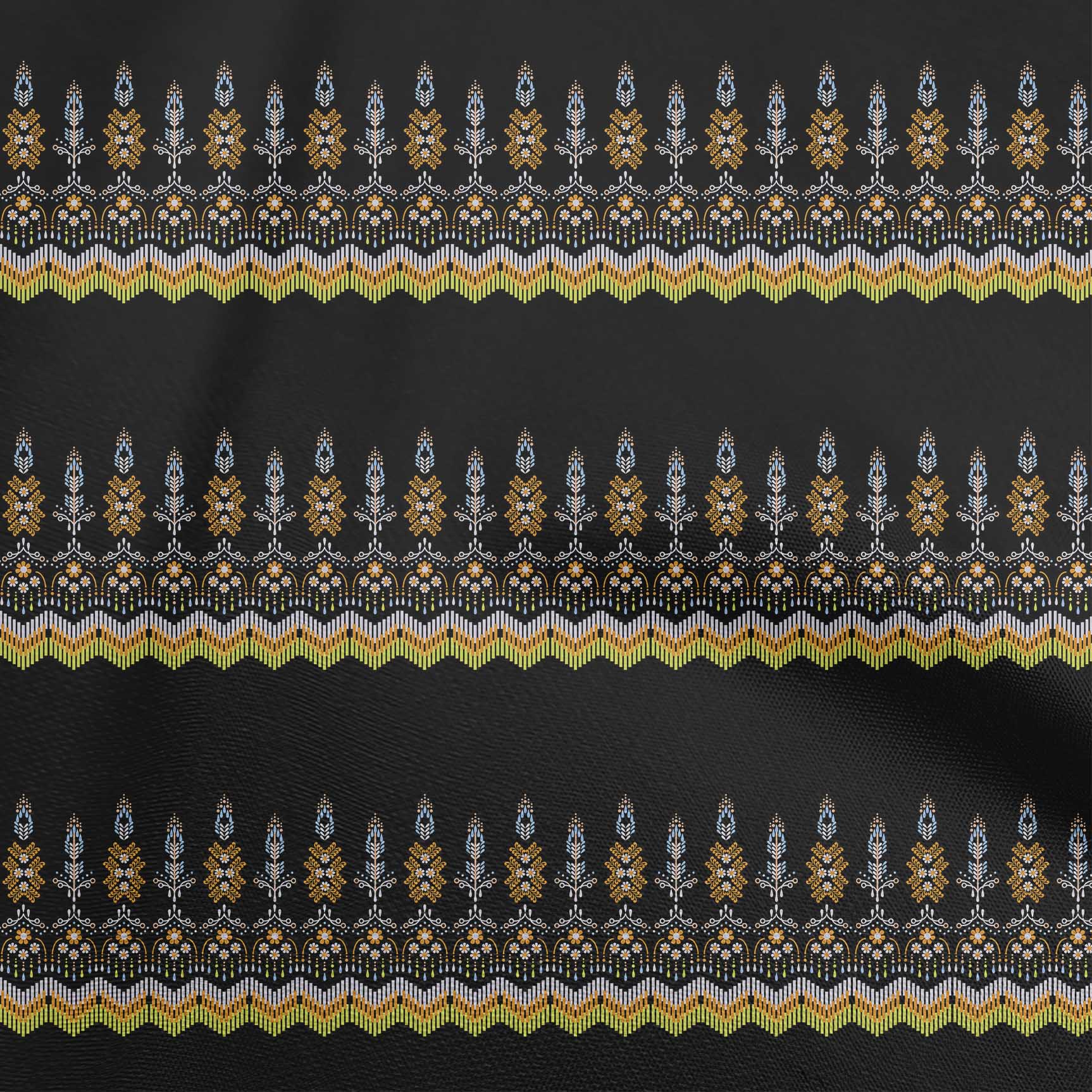 

OneOone Cotton Flex Темно-бежева тканина Азіатська блочна тканина для пошиття друкованої тканини для рукоділля у дворі 40 дюймів 42 Inch Wide - Viscose Chiffon жовтий