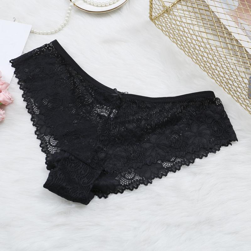 Sexy Lace Panties Women Fashion Lingerie Tempting Pretty Transparent Briefs Women Underwear Panty