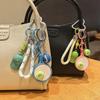 Tennisschläger Süßer Tennisball Tasche Anhänger Sportlicher Rucksack Anhänger Hohe Qualität Für Damen Mann Tägliche Nutzung Mode Accessoire Tasche Anhänger