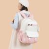 Casual Large Minimalist Capacity Backpack With Color Blocking Design For Daily