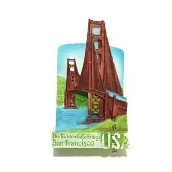 USA Refrigerator Magnet Souvenir - Statue of Liberty, NYC, LA, SF, Hawaii, Boston