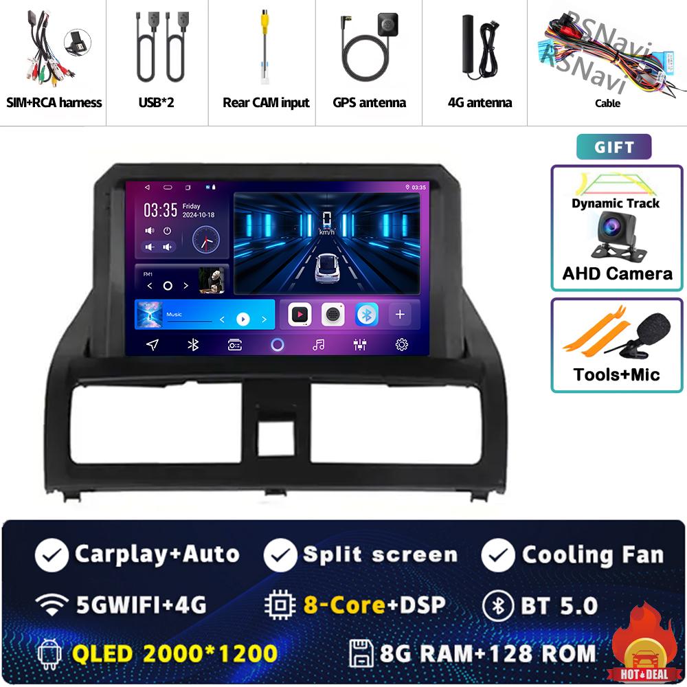 Android 14 Carplay Car Radio For Honda Accord 7 2002 2003 - 2007 Multimedia Video Player Navigation GPS Stereo 2Din DVD WIFI+4G