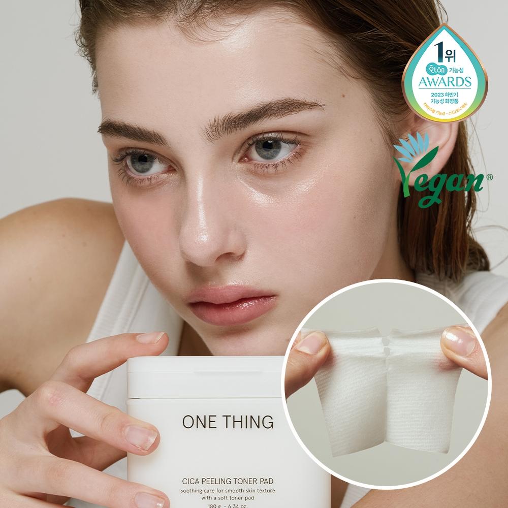 One Thing [water Light Moisture Peeling] One Thing Cica Peeling tOner Pad 65 Sheets