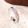 New Color Zirconia Ring for Women - Unique and Exquisite Handpiece - Light Luxury Finger Ring