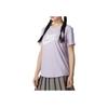 Nike Sport Casual Training Fitness Running Comfortable Breathable Logo Letter Round Neck Short Sleeve T-Shirt SS24 Women Tops Light-Purple DX7907-545