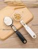 Digital Measuring Spoon Scale for Kitchen Ingredients, Small Electronic Food Scale, White