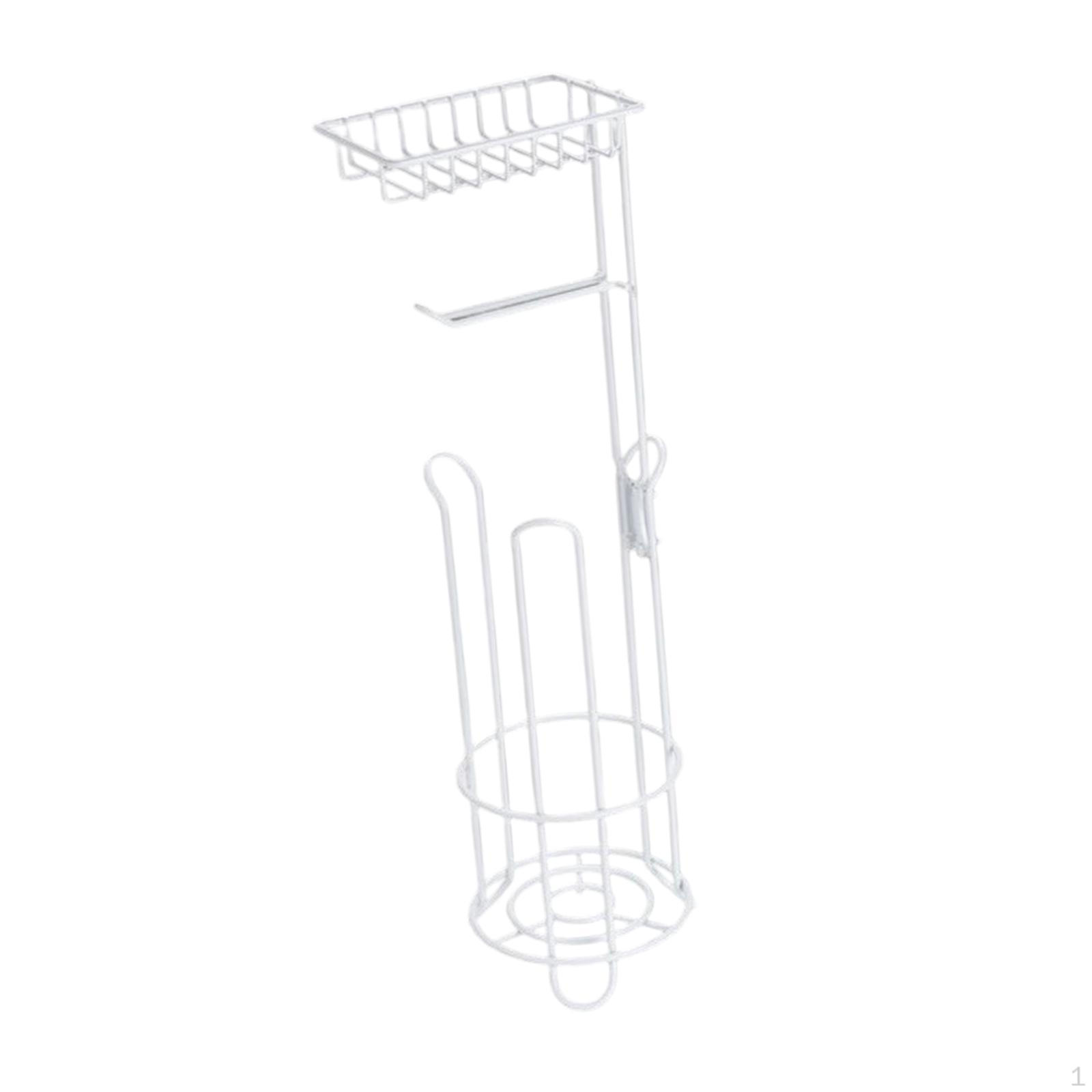 

Отдельно стоящий диспенсер для бумажных салфеток с полкой для хранения для домохозяйств белый