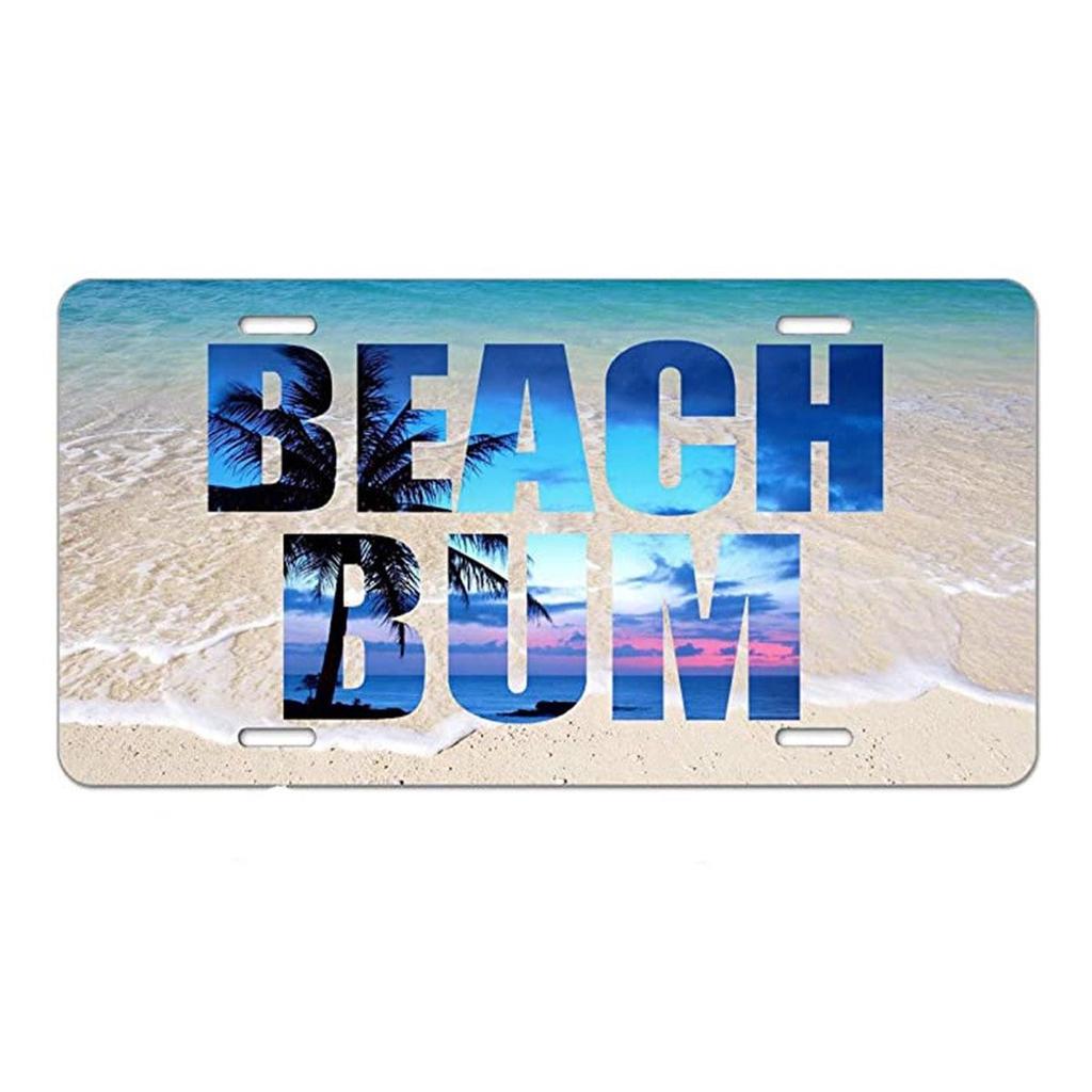 Sublimation Printed US Standard License Plate Metal Sign, 12x6 Inches, Hot-Selling Design