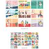 Monolike A5 Fall in Newtro Diary Set, Time to be Happy - Yearly Plan, Monthly Plan, Weekly Plan, Scheduler