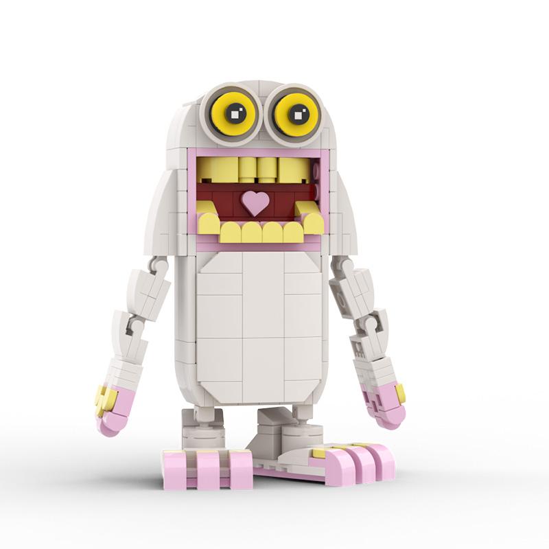 BuildMoc My Singing Chorus Wubbox Robot Building Blocks Set Cute Song Monsters Figures Bricks DIY Toy For Children Birthday