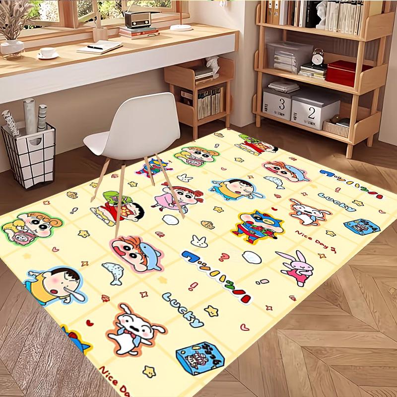 Cartoon comics Print Rug, Washable Floor Carpet, For Entryway Dorm Laundry Room Office Study, Home Decor Birthday Christmas Gift