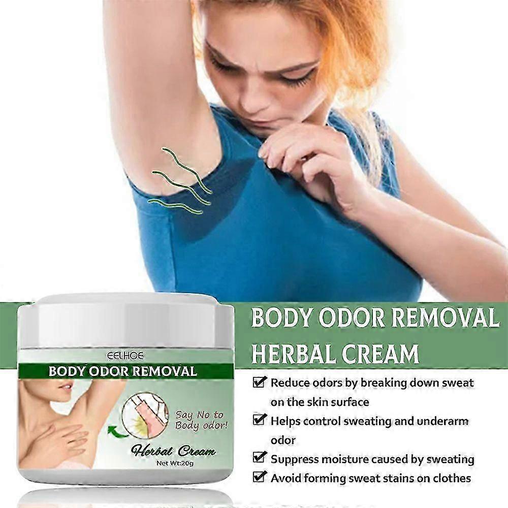 Underarm Odor Cleansing Creamprevents Underarm and Body Sweating, Effectively Prevents Sweat Odor, 100% Natural Ingredients