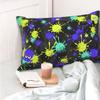 Splatoon Pillow Cover Dust Mite Odor Pillowcase Soft and Comfortable Interior Sofa Decor Pillow Cover Cushion Cover Envelope Pillow Cover Suitable for