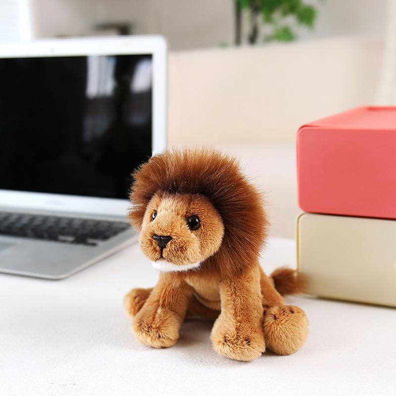 Small Plush Dolls: Spotted Pomeranian, Pug, Yorkshire Terrier, Prince Poodle, Lion, Panda, Brown Bear