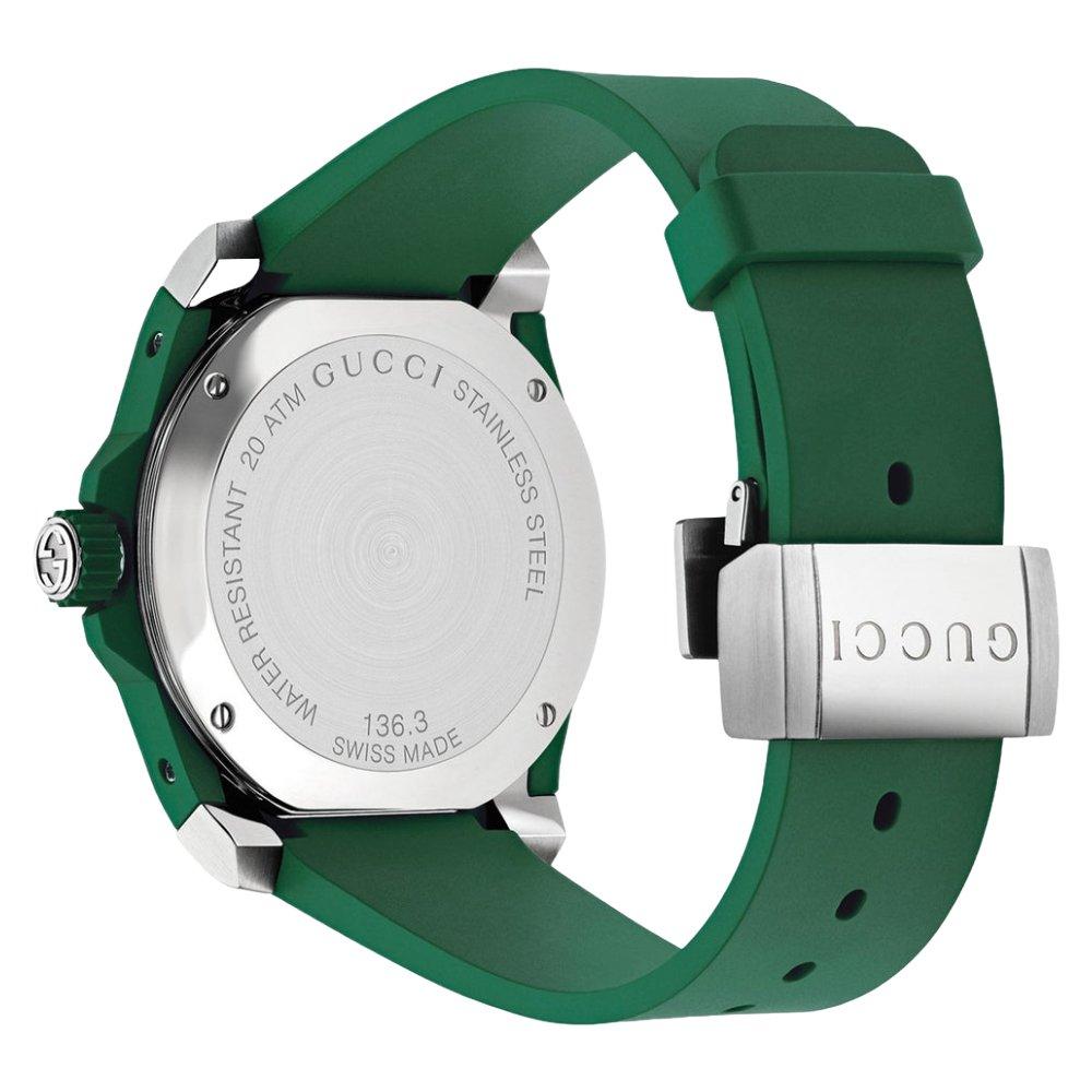 Gucci Orologio da uomo con quadrante nero Dive YA136310