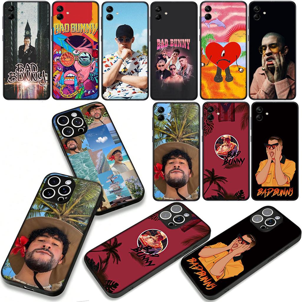 Phone Cover for Samsung Galaxy A07 A13 A12 A14 A23 A42 A50 A51 A52 A53 A70 A71 A72 A21S A04 Note 20 9 8 10 Case Bad Bunny Hot