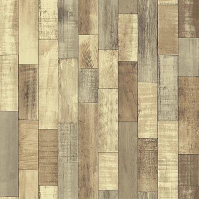 Home Decor 3D PVC Wood Grain Wall Stickers Paper Brick Stone wallpaper Rustic Effect Self-adhesive Home Decor Sticker Room