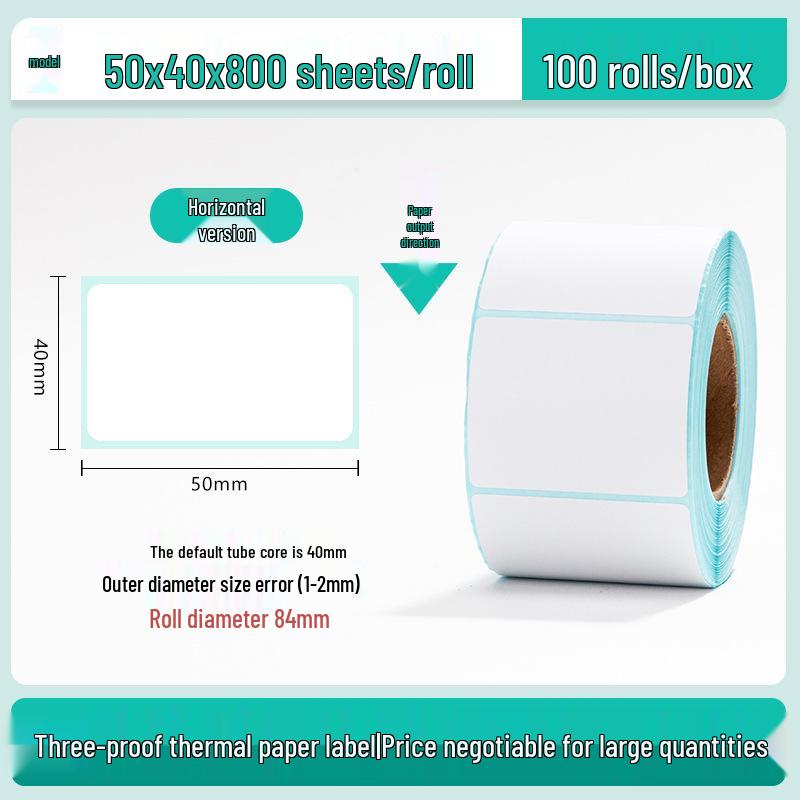 100x150 Self-Adhesive Thermal Paper Labels for Logistics