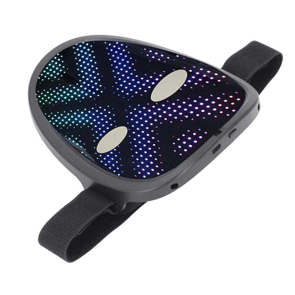 Costume LED Face Cover 28x32 Pixels 30 Images 40 Animations Light Up Face Transforming Cover with
