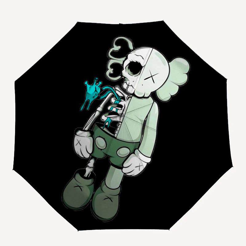 

1pc KAWS Automatic Open/Close Umbrella, Portable 3-Fold Compact Umbrella for Men & Women, Perfect Gift for Birthday112
