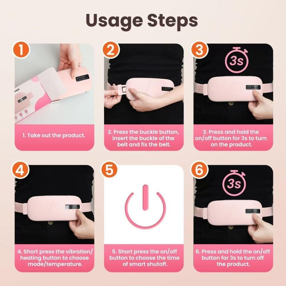 Warmth Electric Heating Uterine Warmer Belt  Ideal Gift for Girlfriend, Wife