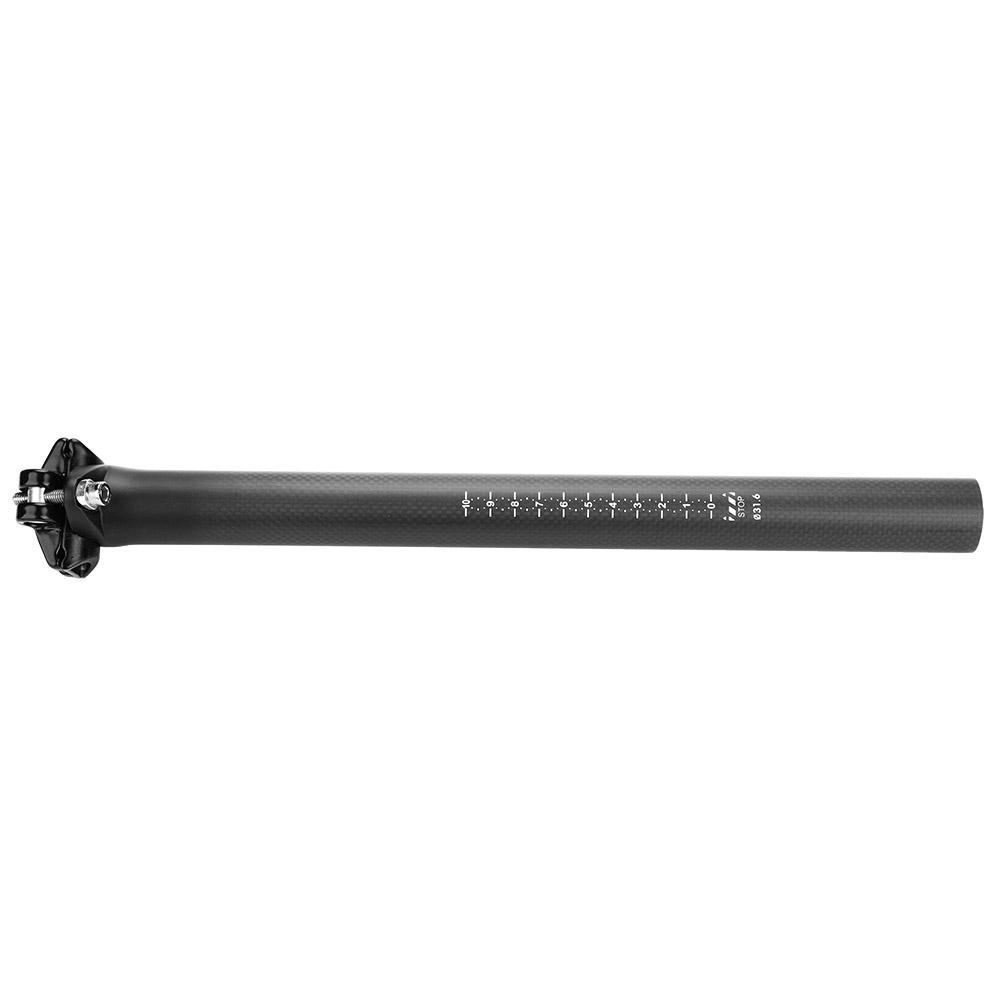 Carbon   Mountain Road Bike Shockproof   Saddle Seat Post Seatpost (27.2X350MM)