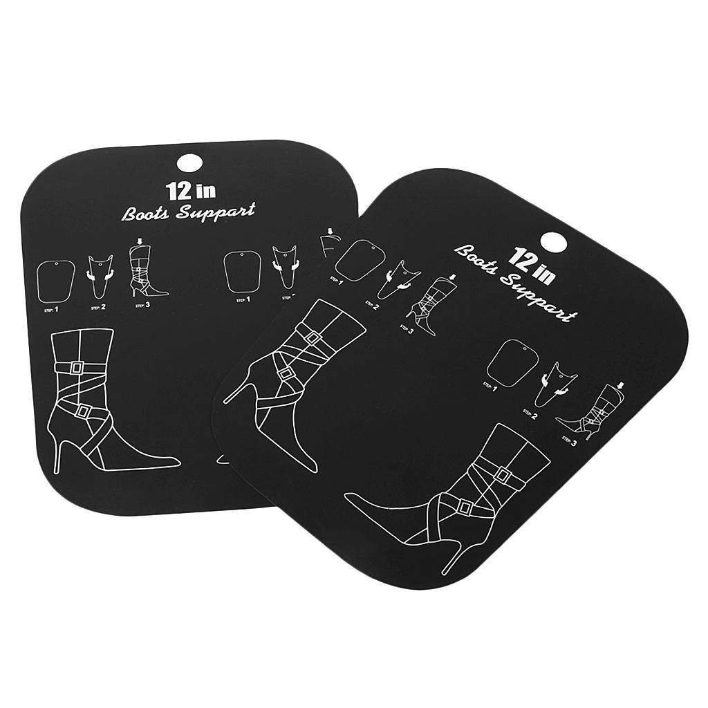 Lightweight Easy Carry 1 Pair Medium Boots Holder Stand Support Plastic Shaper Stretcher Boot Care