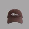 New Baseball Cap Letter Embroidered Early Spring Hat for Women Semi Hard Couple Versatile Face Showing Small Baseball Cap Men's Trend