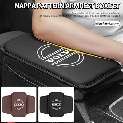Für Auto Armlehnenmatte Mittelkonsole Leder Schutzpolster XC90 V90 V60 V40 S80 S60 S90 C40 XC60 XC40 V70 XC70